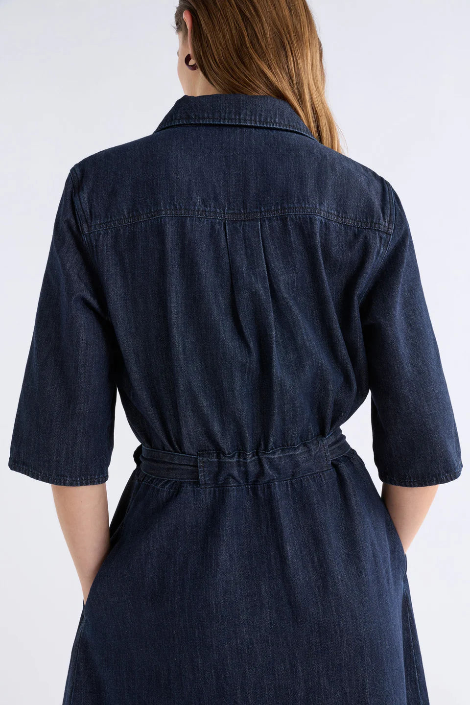 VALOR SHIRT DRESS (Mid Denim)