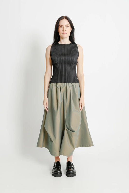 NORA SKIRT (Khaki Shot)