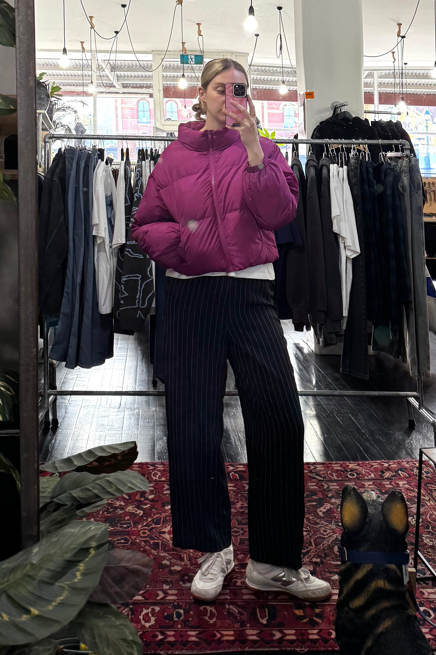 OLIVIA PUFFER JACKET (Magenta)