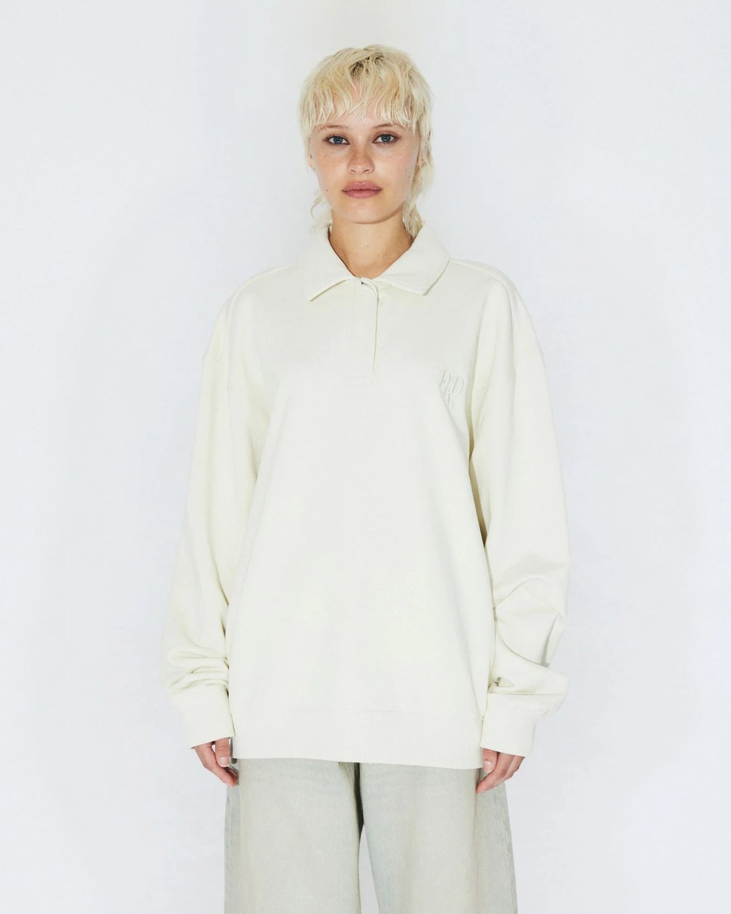 BRADY COLLAR SWEAT (Ecru)
