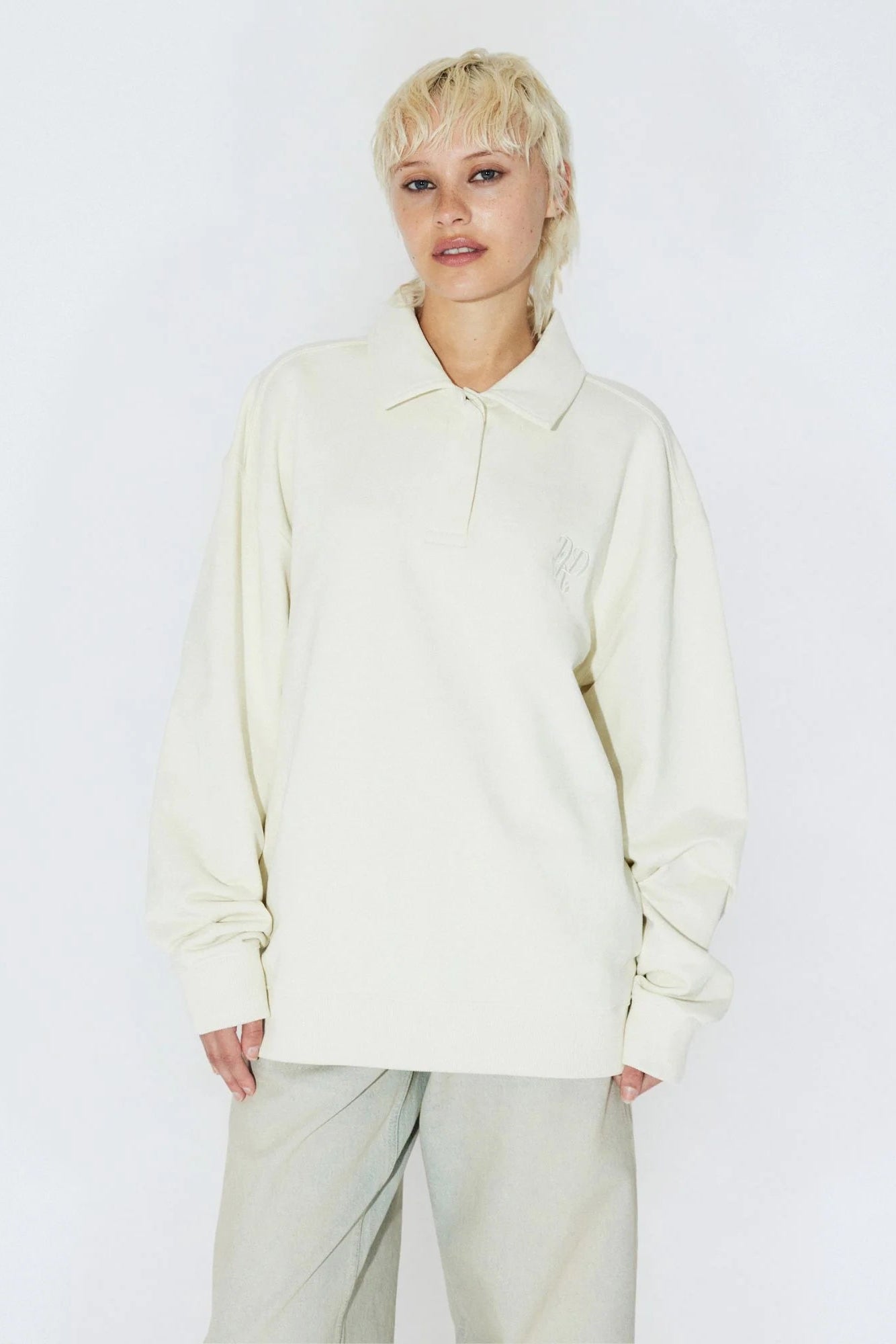 BRADY COLLAR SWEAT (Ecru)