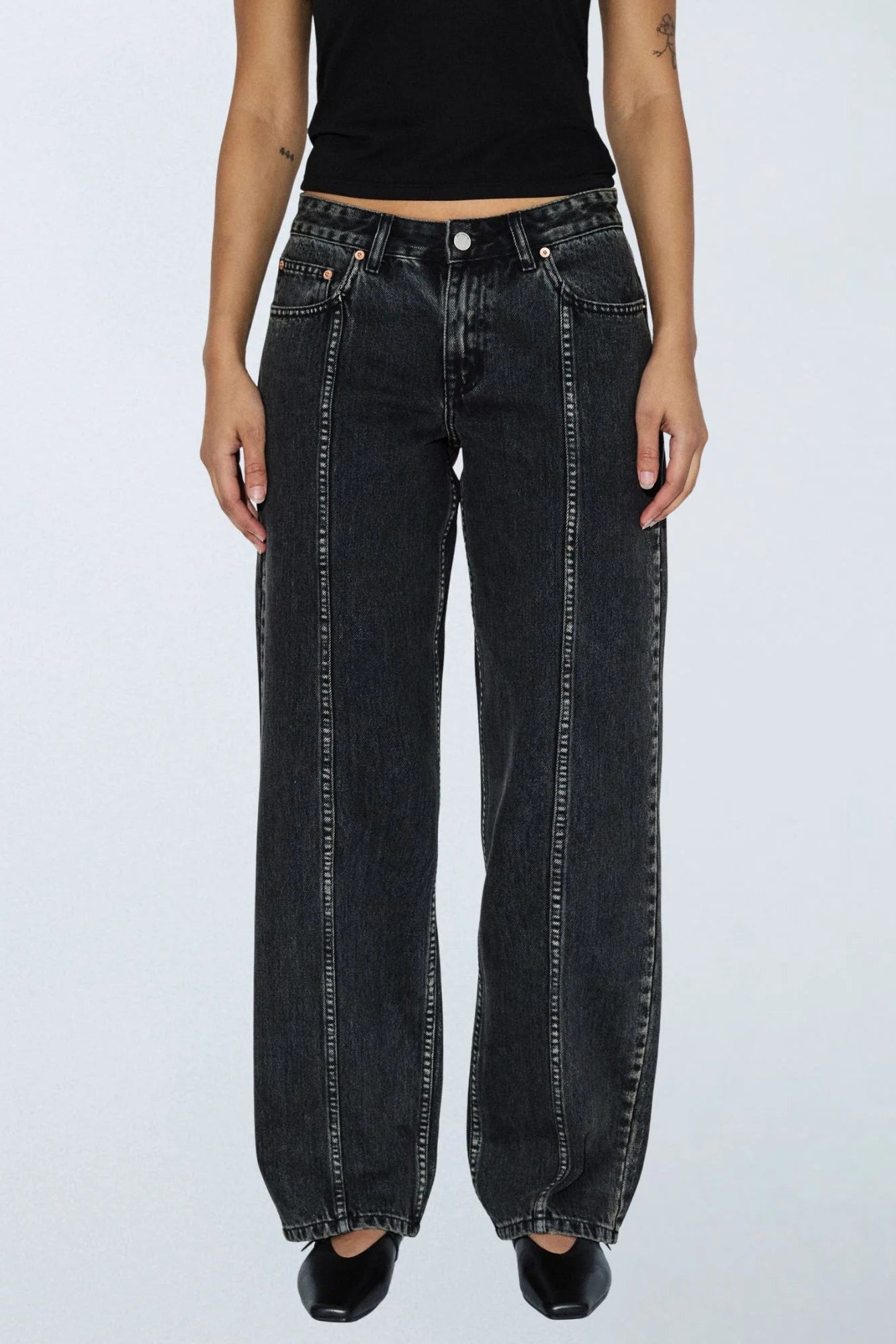NIKA WORKERS JEANS (Aged Black)