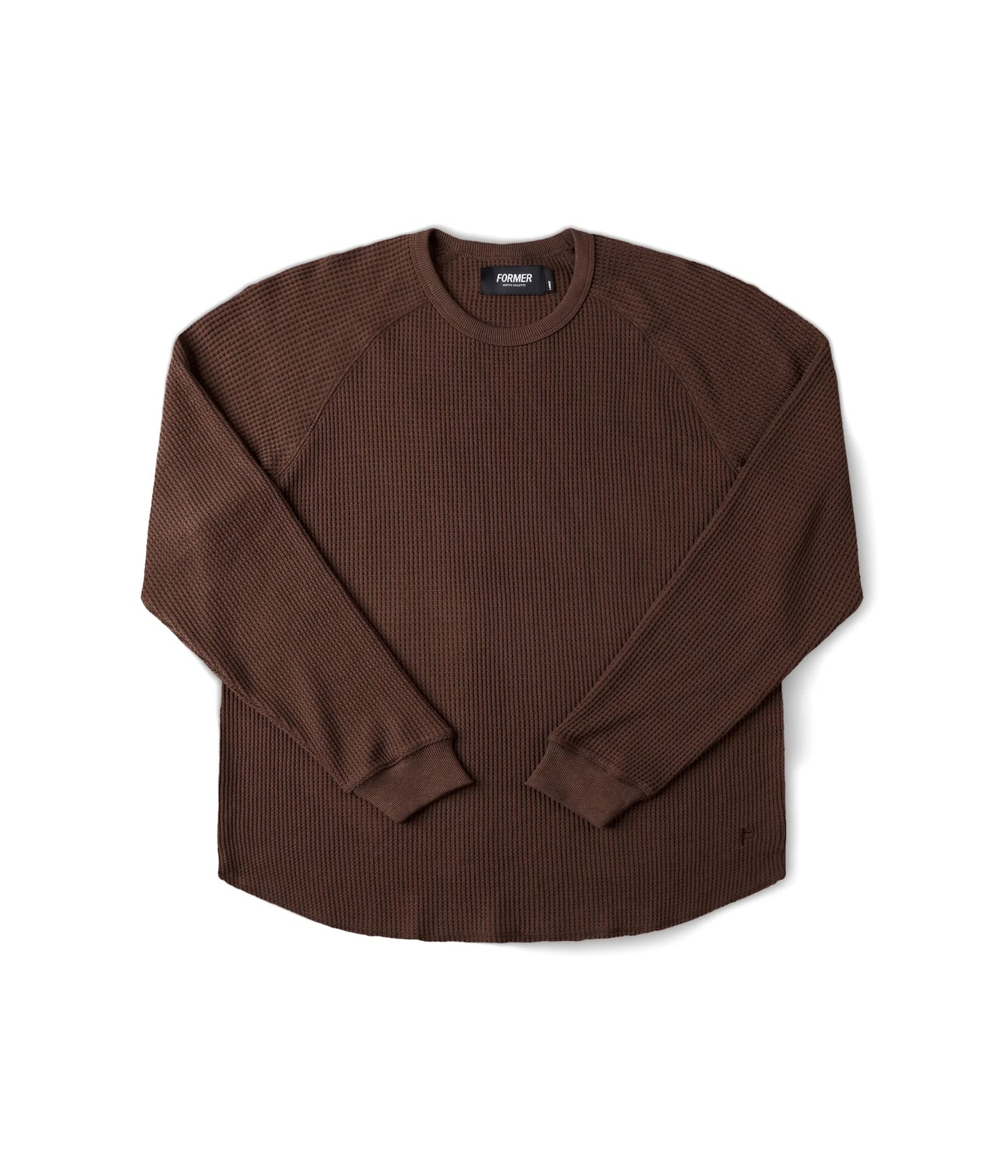 AG WAFFLE LONG SLEEVE (Brown)