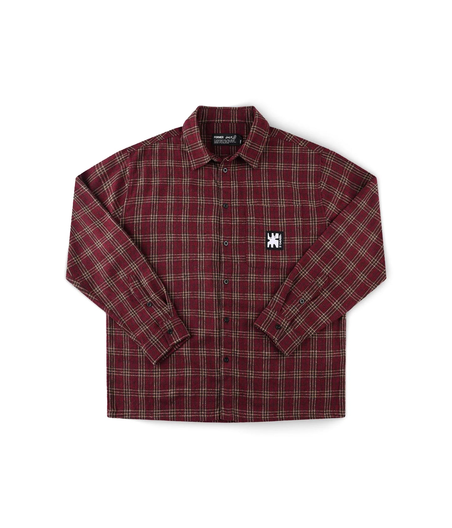 REYNOLDS FLANNEL LS SHIRT (Red)