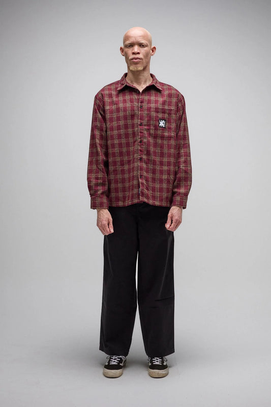 REYNOLDS FLANNEL LS SHIRT (Red)