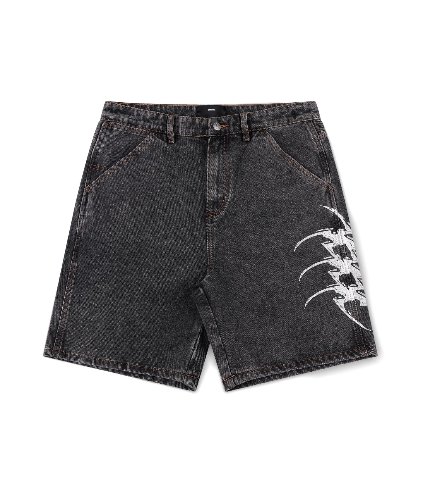 DION DENIM WALK SHORT (Wash Black)