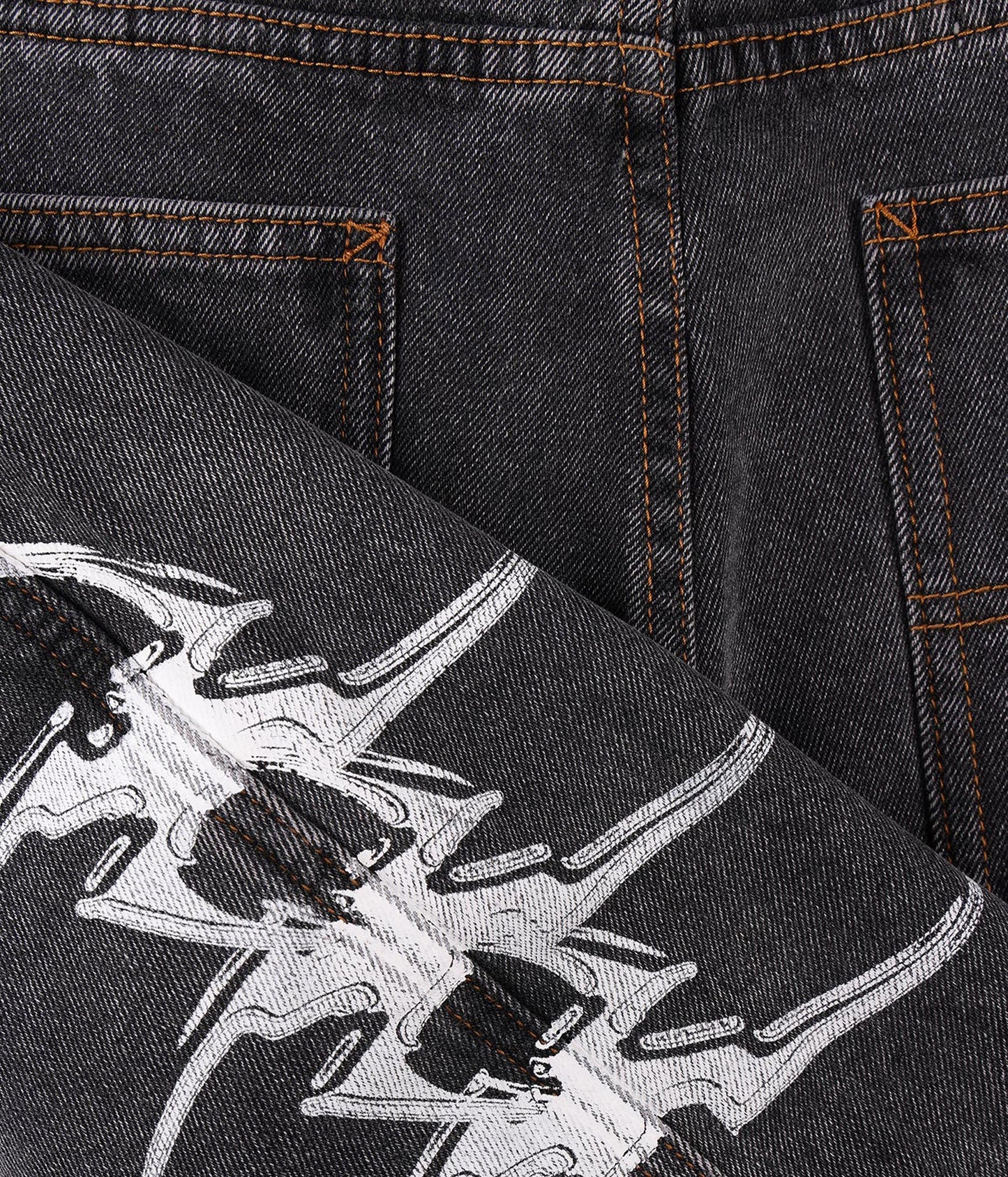 DION DENIM WALK SHORT (Wash Black)