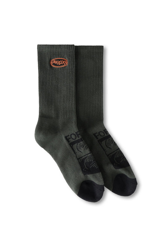 FLATLINE SOCKS (Wash Green)