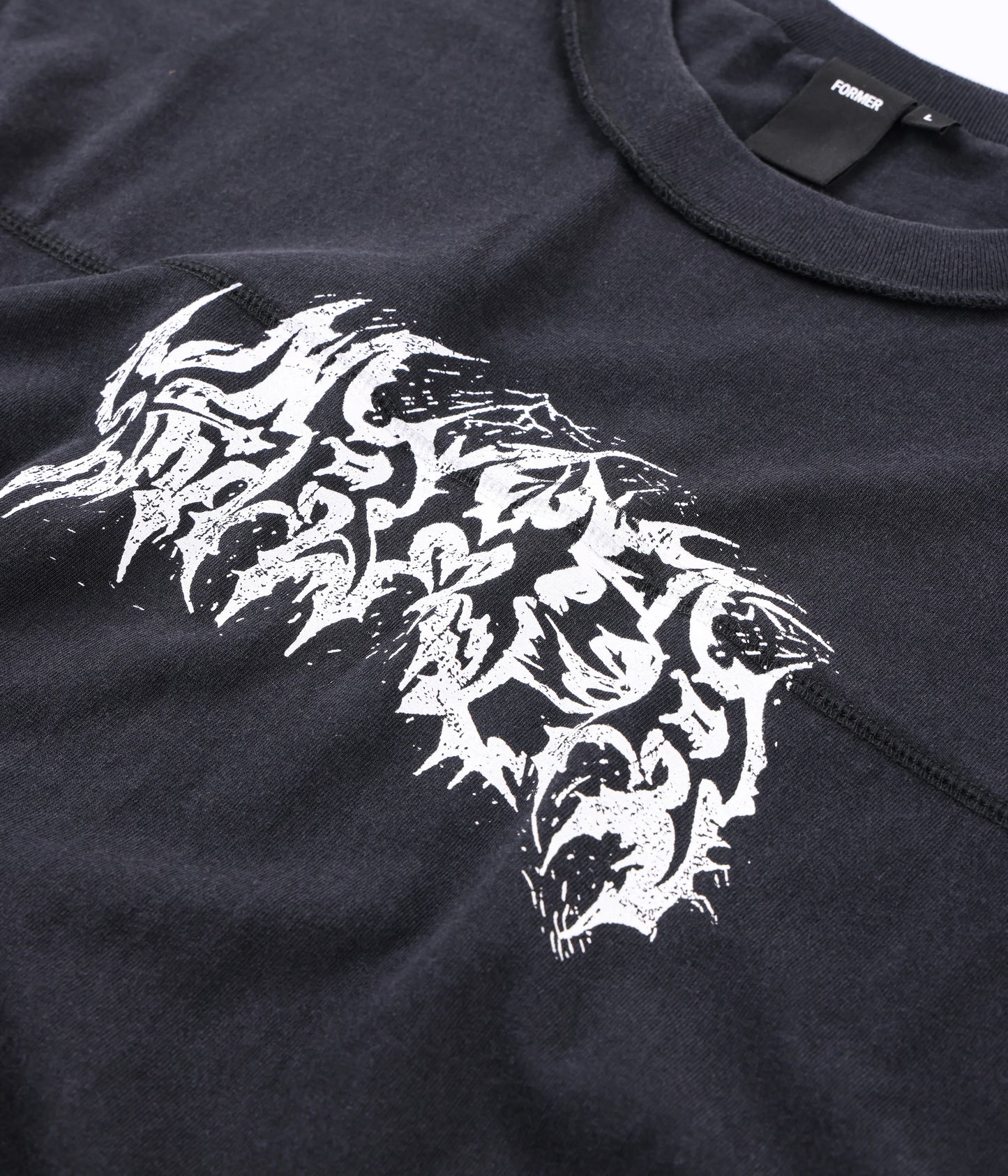 PRAISE LS TEE (Wash Black)