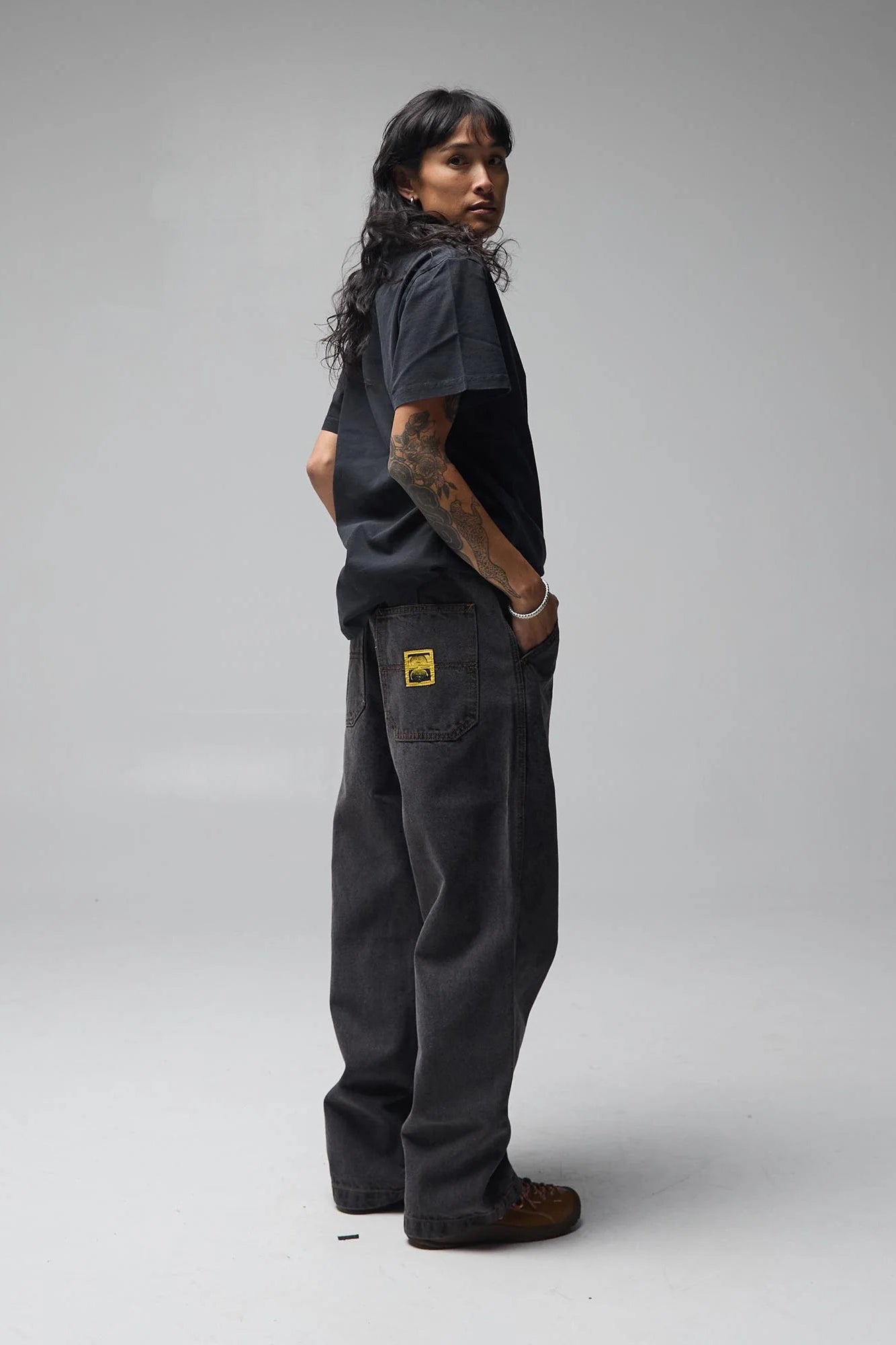 REYNOLDS DENIM JEANS (Washed Black)