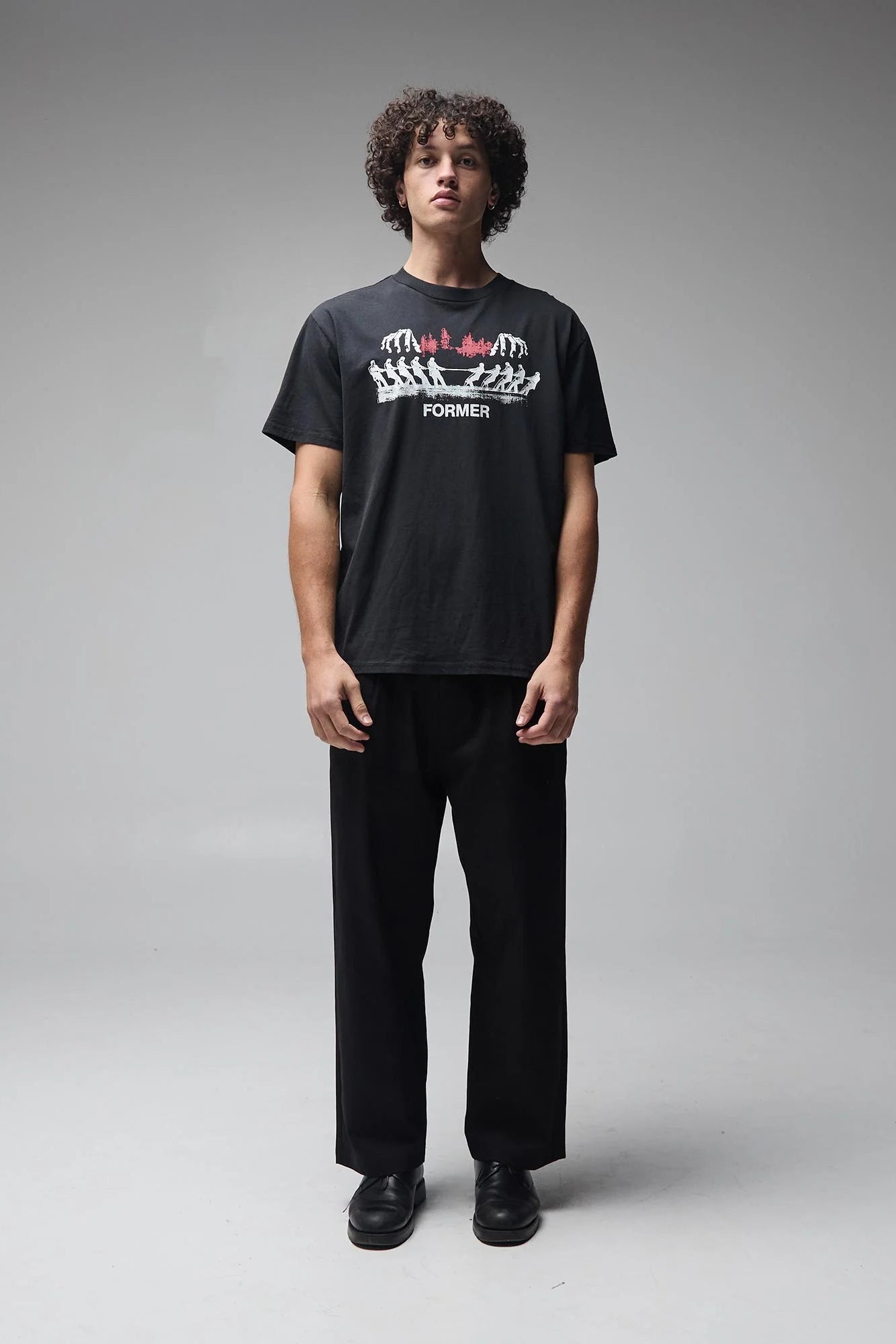 ENGINEERED TEE (Washed Black)