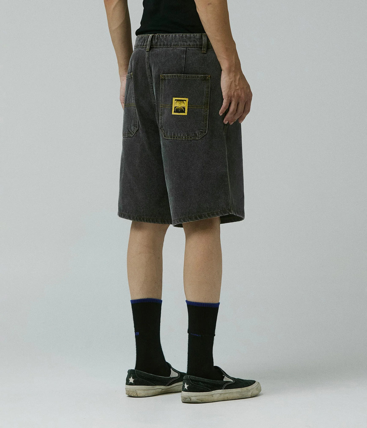REYNOLDS 21" DENIM WALKSHORT (Washed Black)