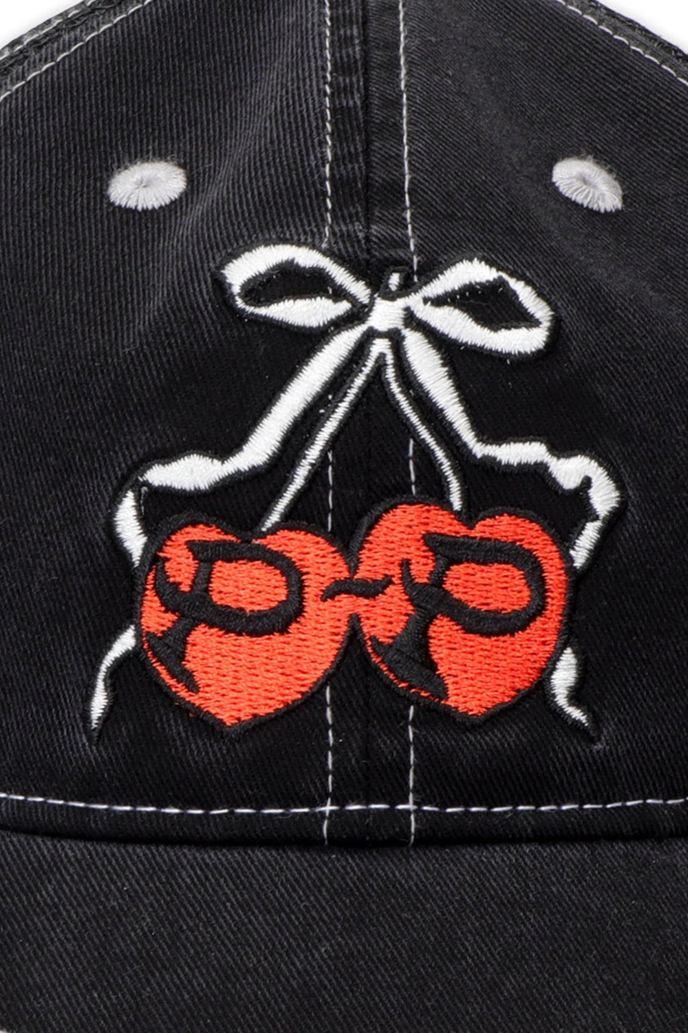 CHERRIES LEAGUES TRUCKER CAP (Black)