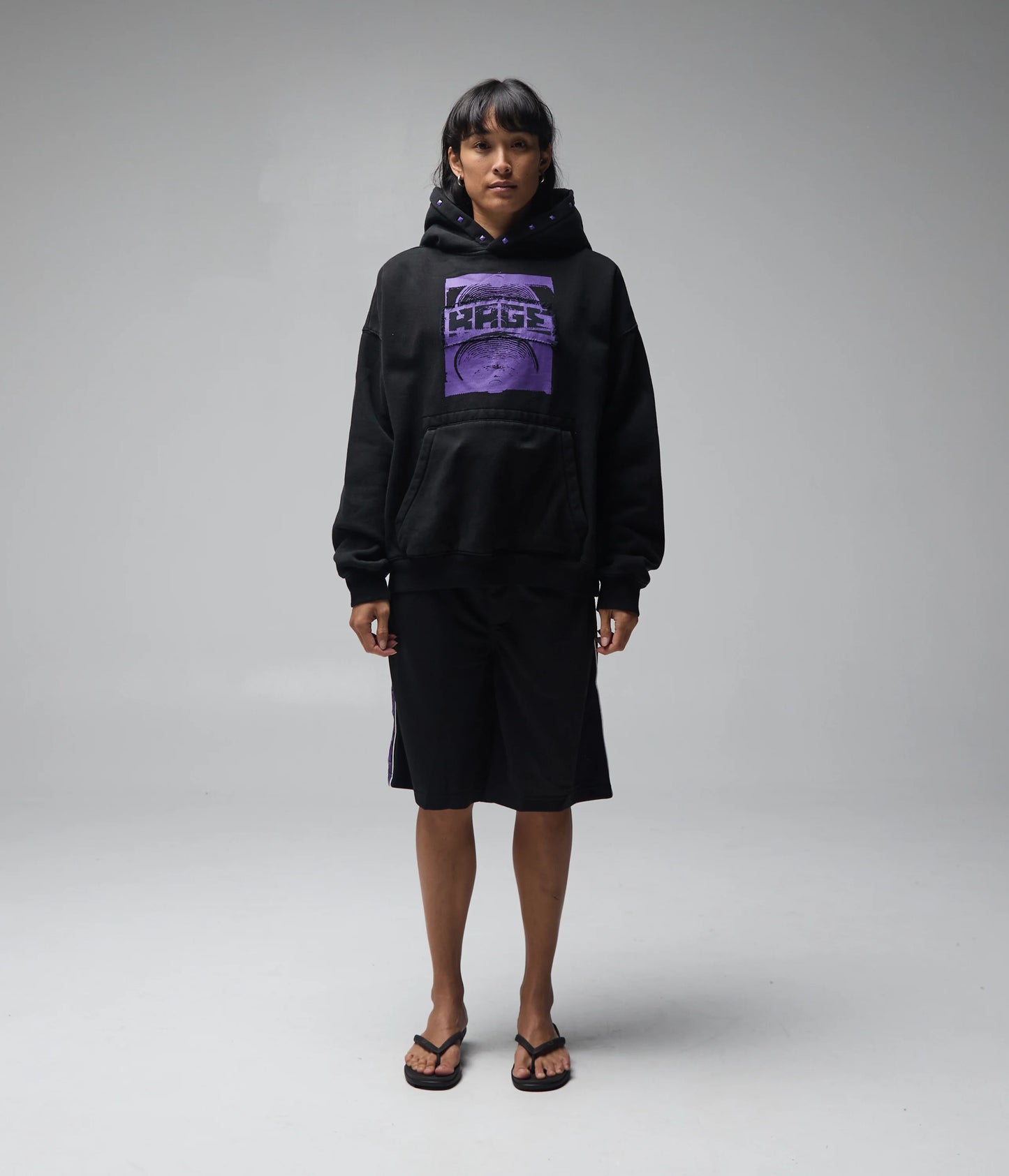 CORP BOXY HOOD (Merch Black)