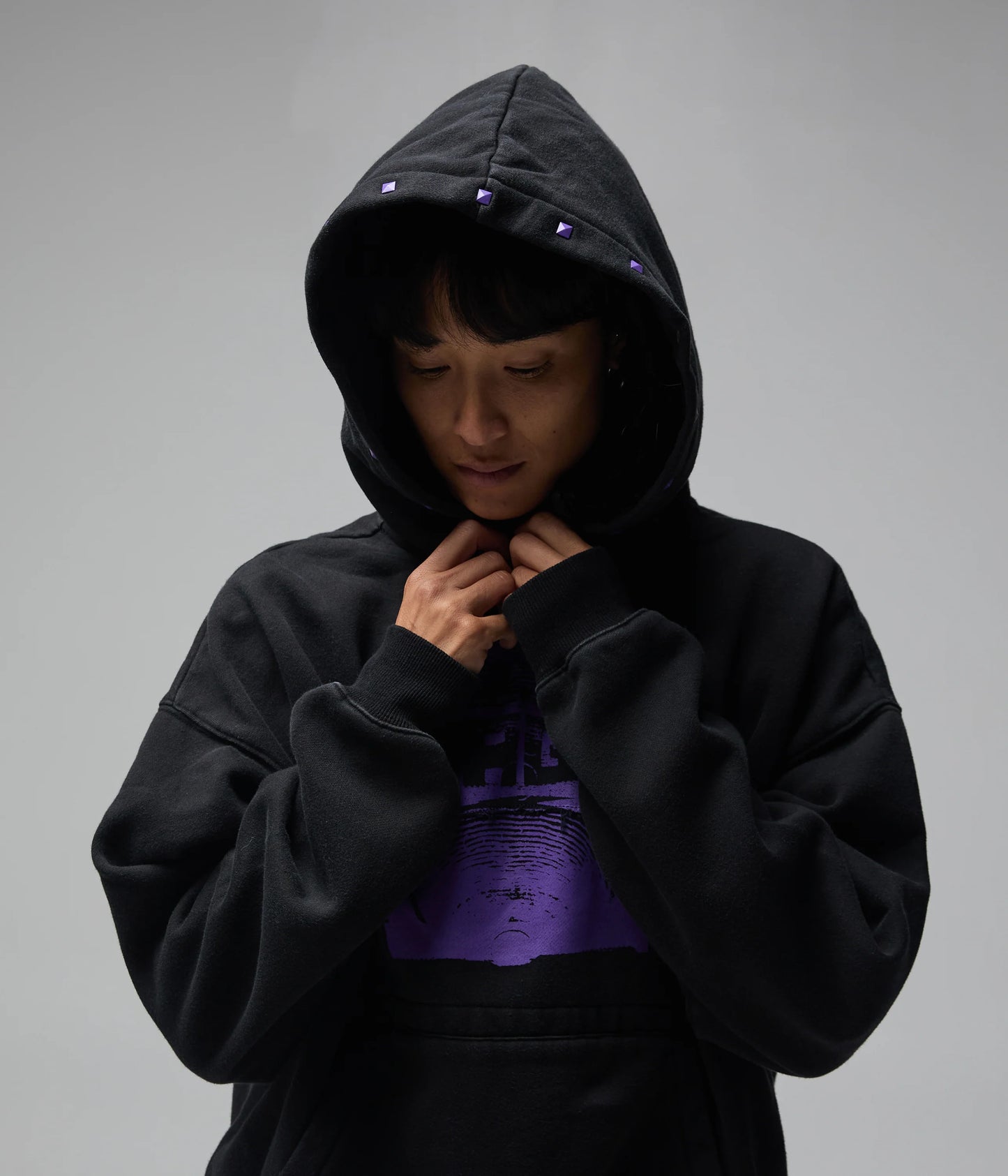 CORP BOXY HOOD (Merch Black)