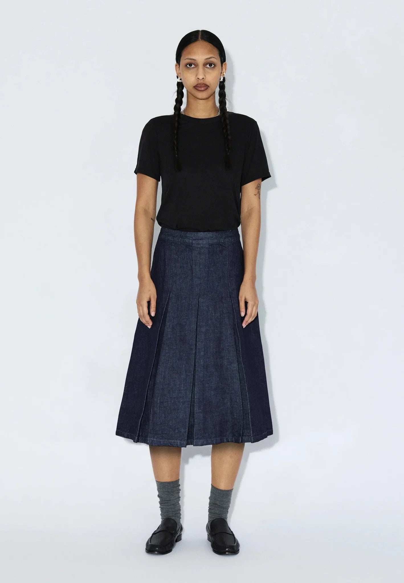 JOANNA SKIRT (Haze Rinse)