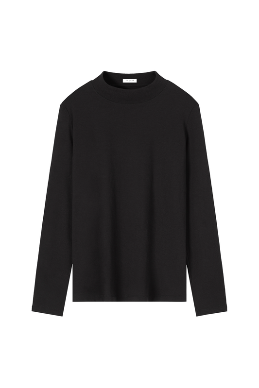 MOCK NECK SKIVVY (Black)