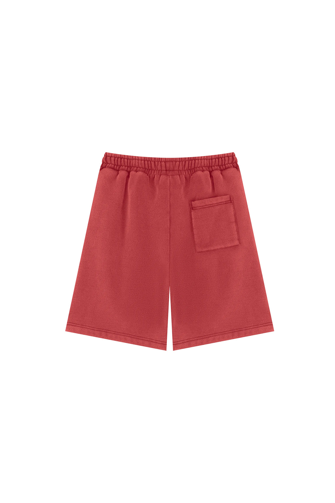 PREMIUM WASH TRACK SHORTS (Red)