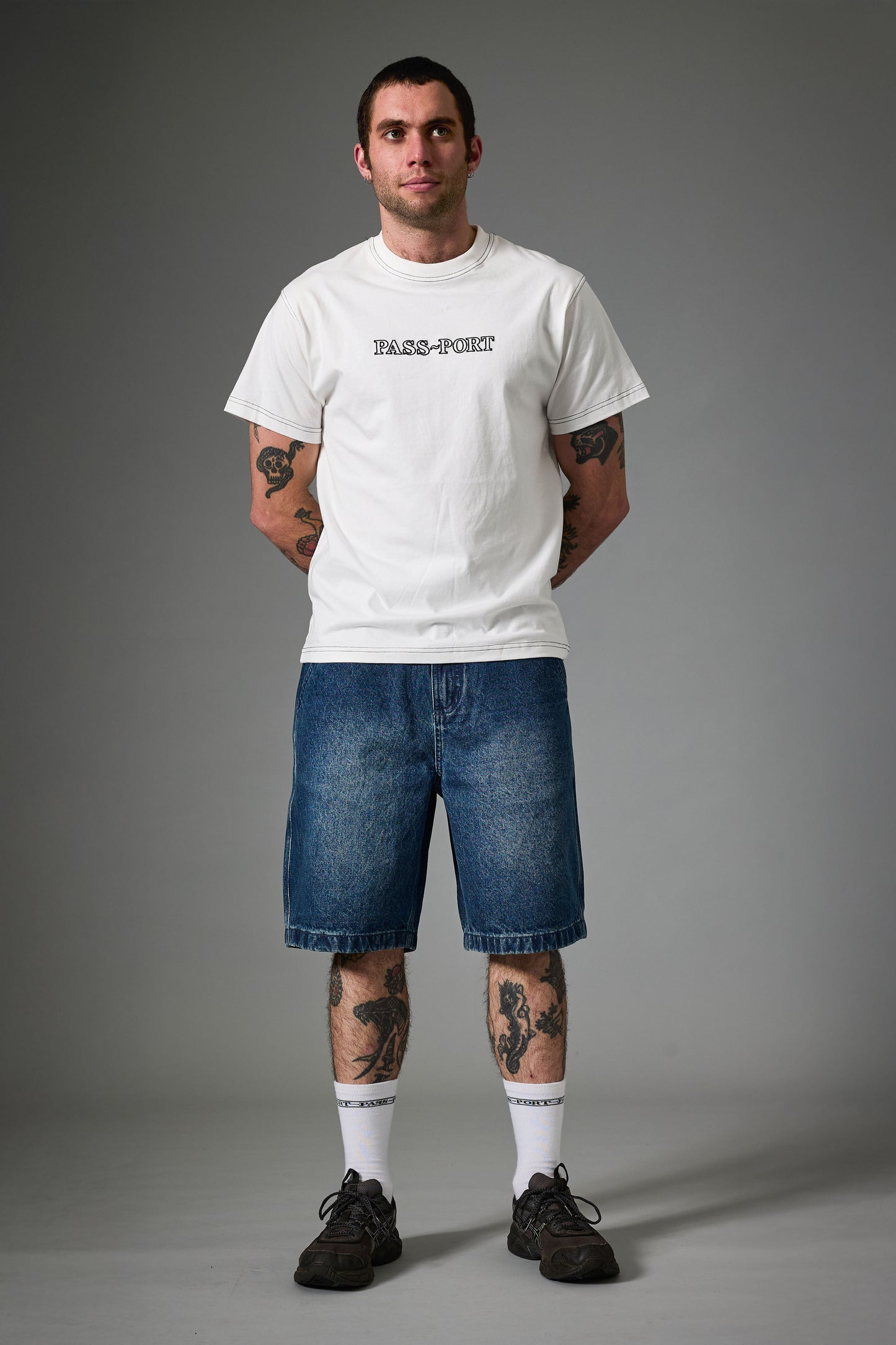 WORKERS CLUB CLASSIC JEAN SHORT (Wash Dark Indigo)