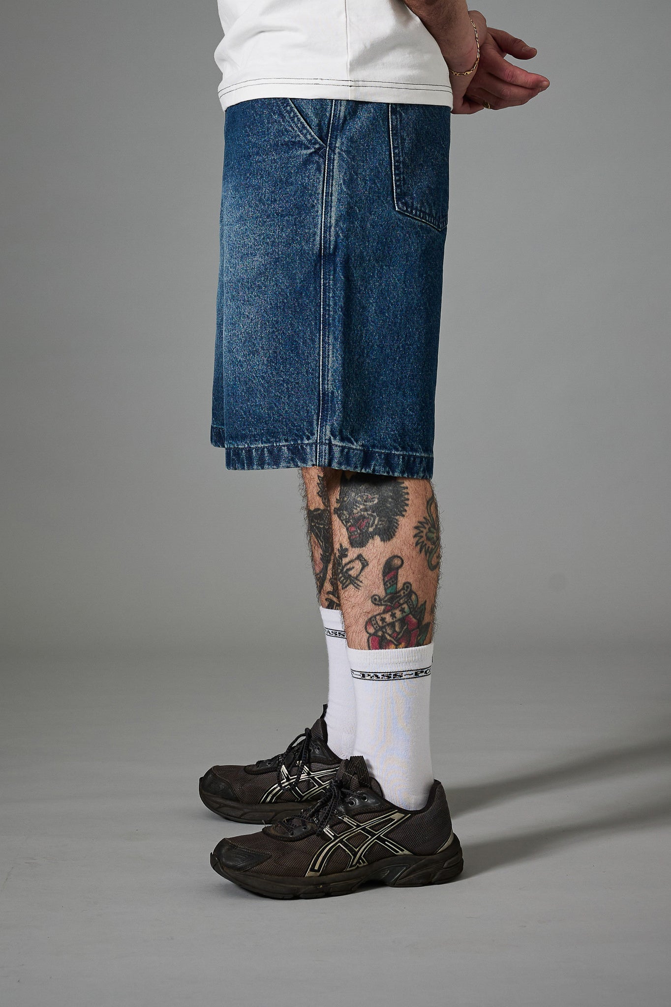 WORKERS CLUB CLASSIC JEAN SHORT (Wash Dark Indigo)