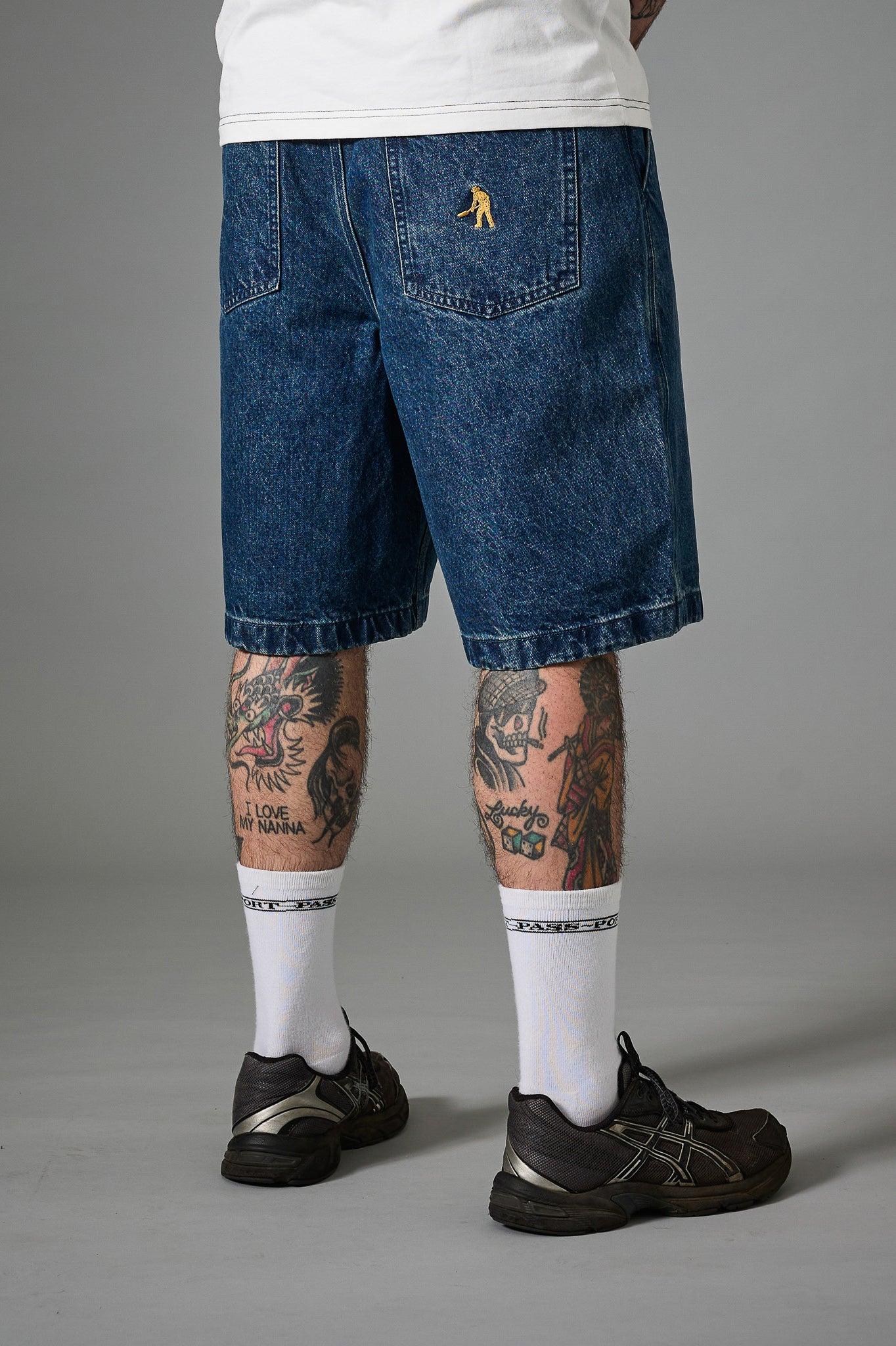 WORKERS CLUB CLASSIC JEAN SHORT (Wash Dark Indigo)