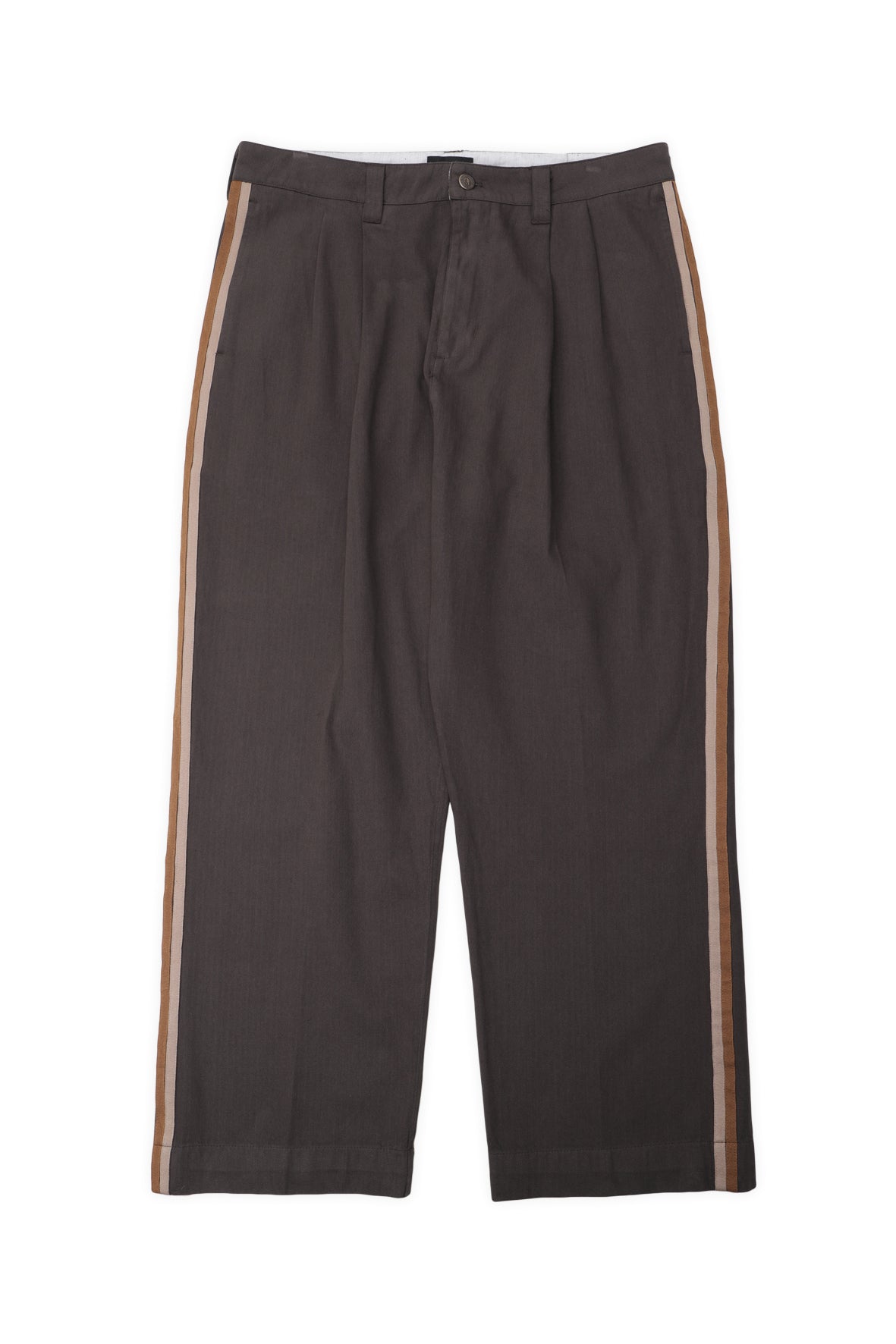 HERRINGBONE LEAGUES CLUB STRIPE PANT (Brown)