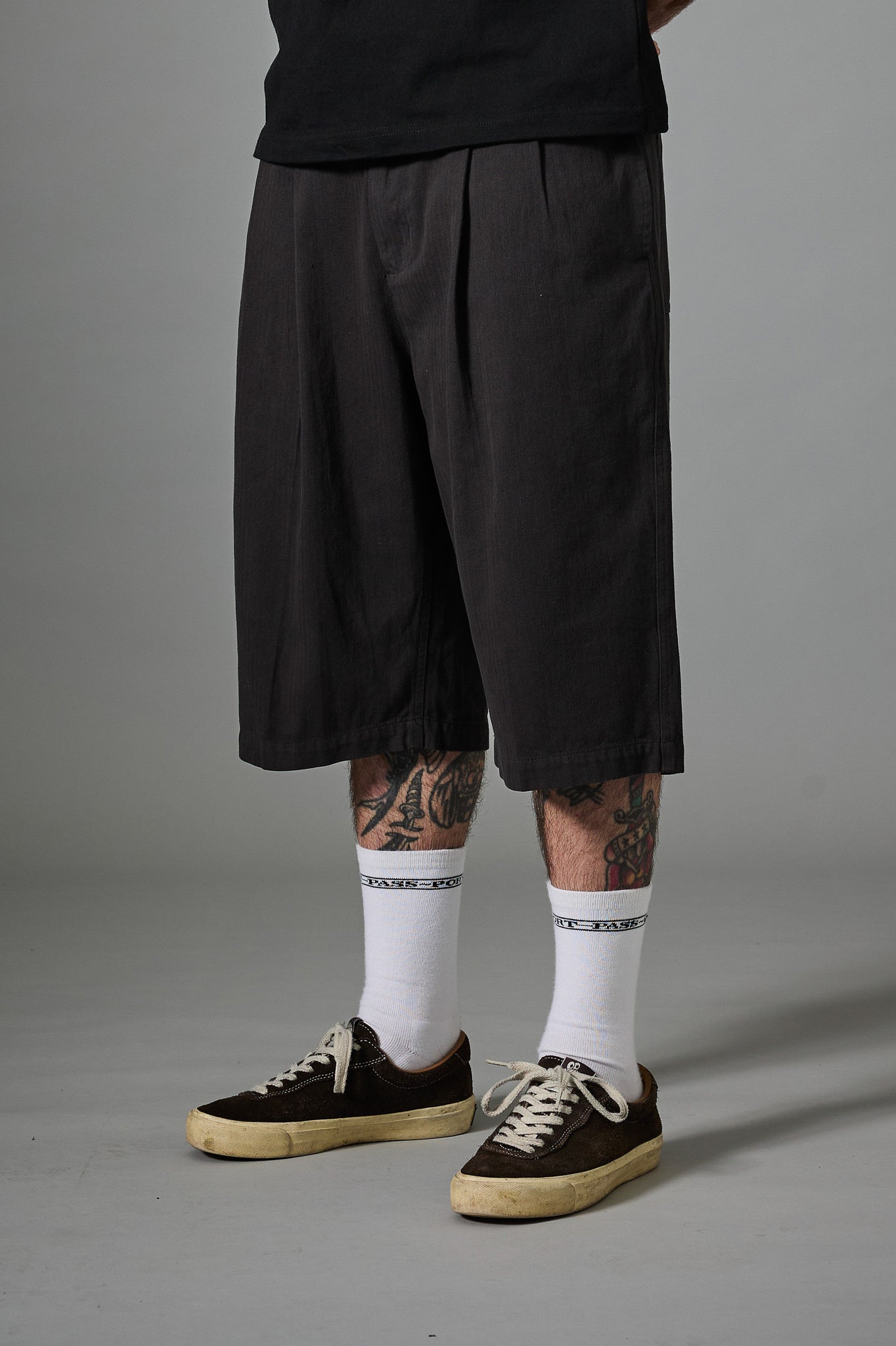 HERRINGBONE LEAGUES CLUB SHORT (Black)