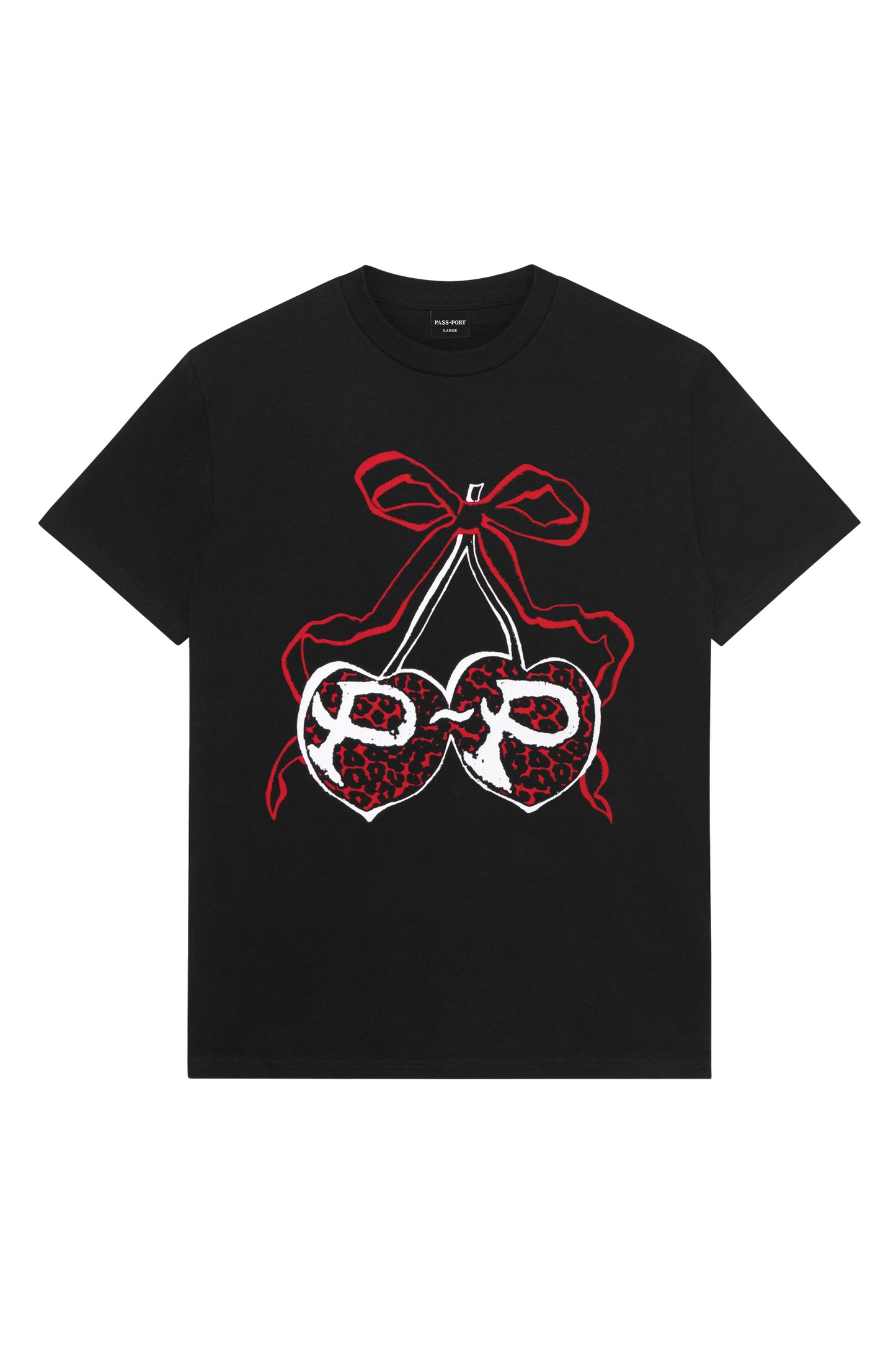 CHERRIES TEE (Black)