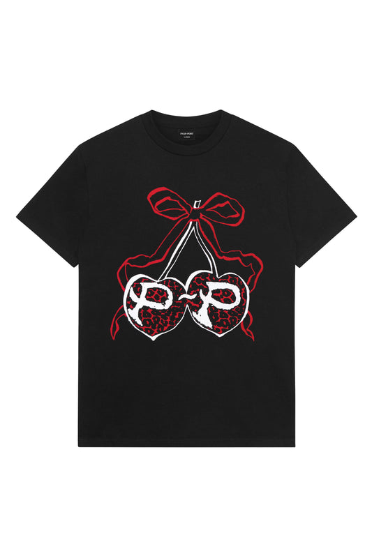 CHERRIES TEE (Black)