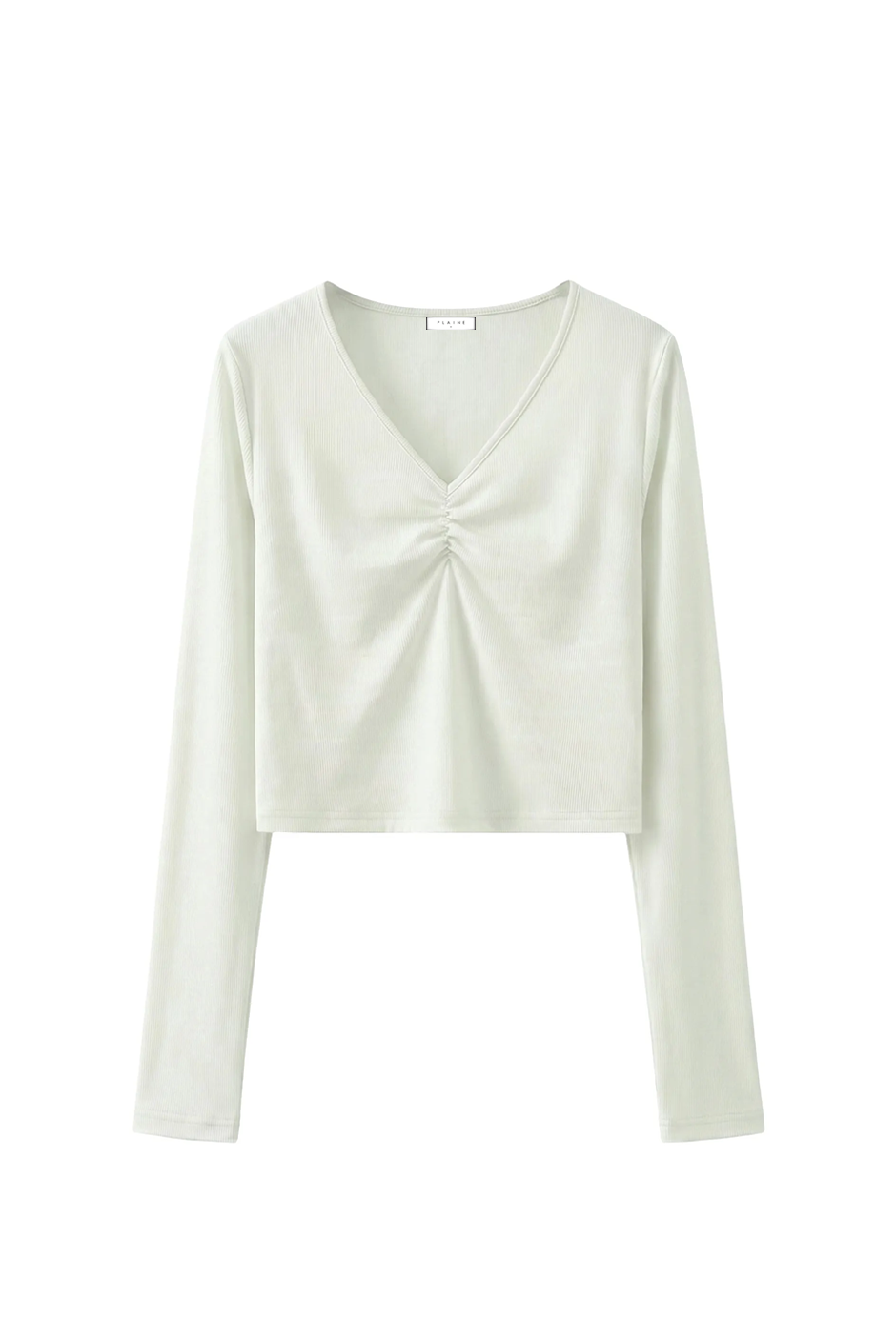 RUCHED LS TOP (Light Mint)