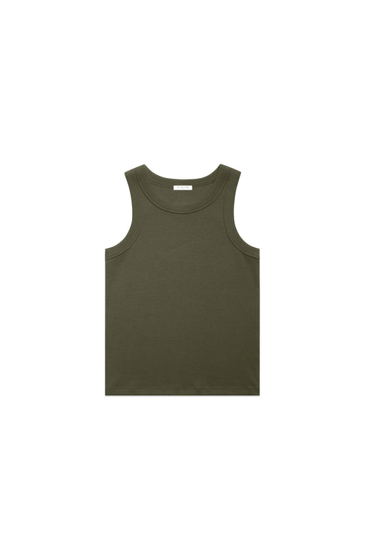 SELMA RIB SINGLET (Army Green)