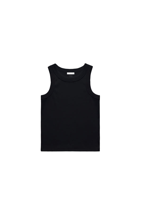 SELMA RIB SINGLET (Black)