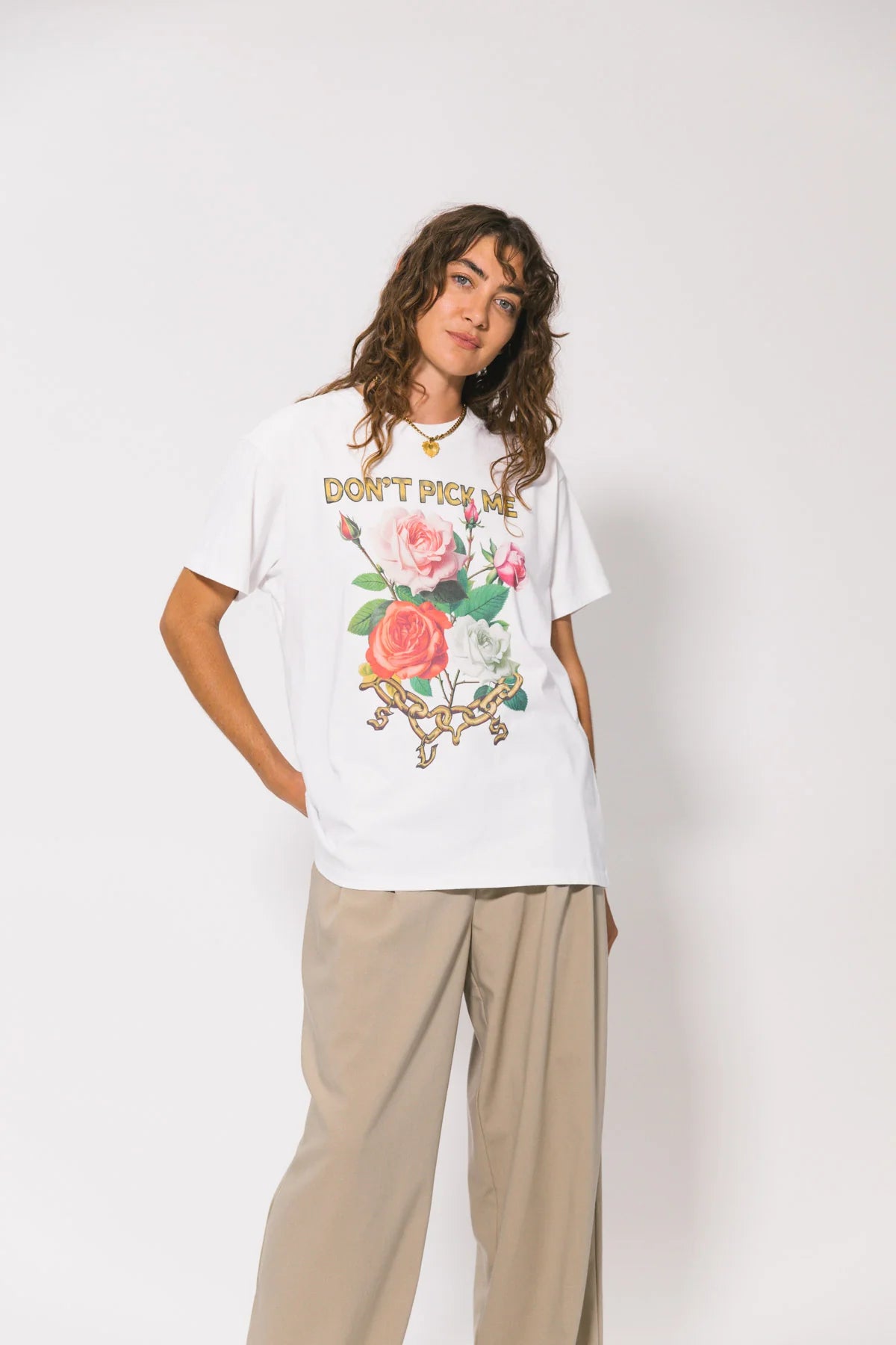 DON'T PICK ME TEE (White)