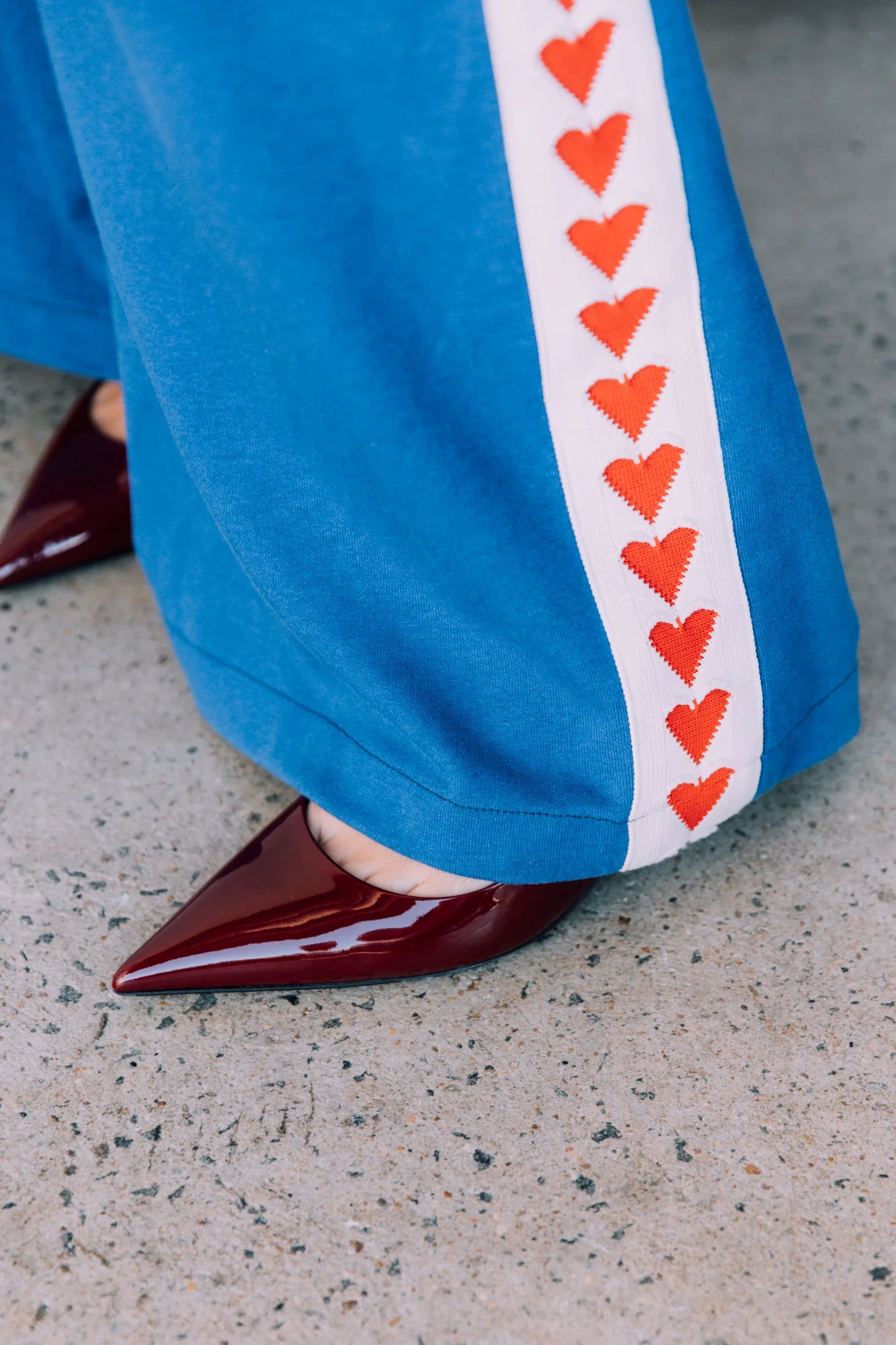 THE RAVING HEARTS PANTS (Blue)