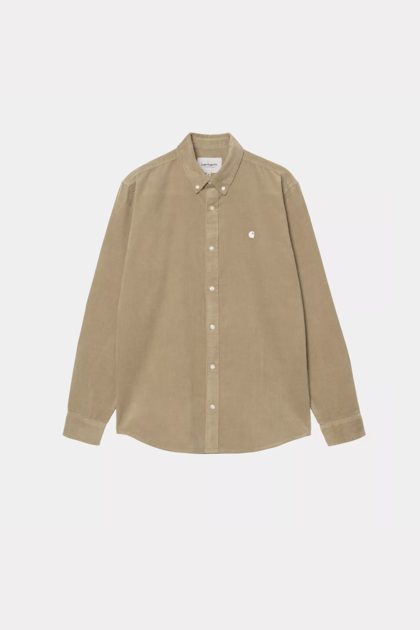 L/S MADISON FINE CORD SHIRT (Leather/Wax)