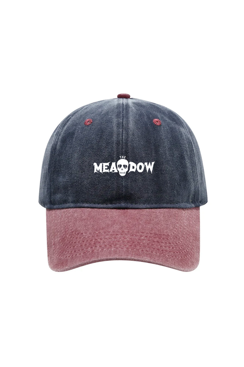 SKULL TWO-TONE HAT (Nav/Burg)
