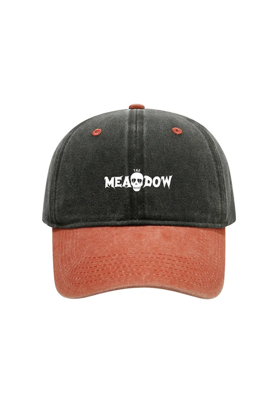 SKULL TWO-TONE HAT (Grn/Org)