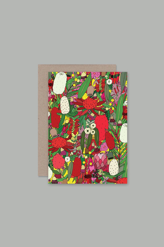 AUSSIE FLOWERS - CARD