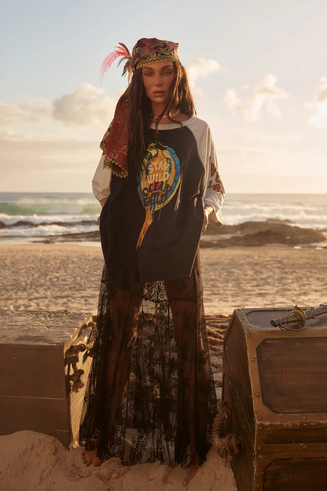 THE STAY WILD RAGLAN TEE