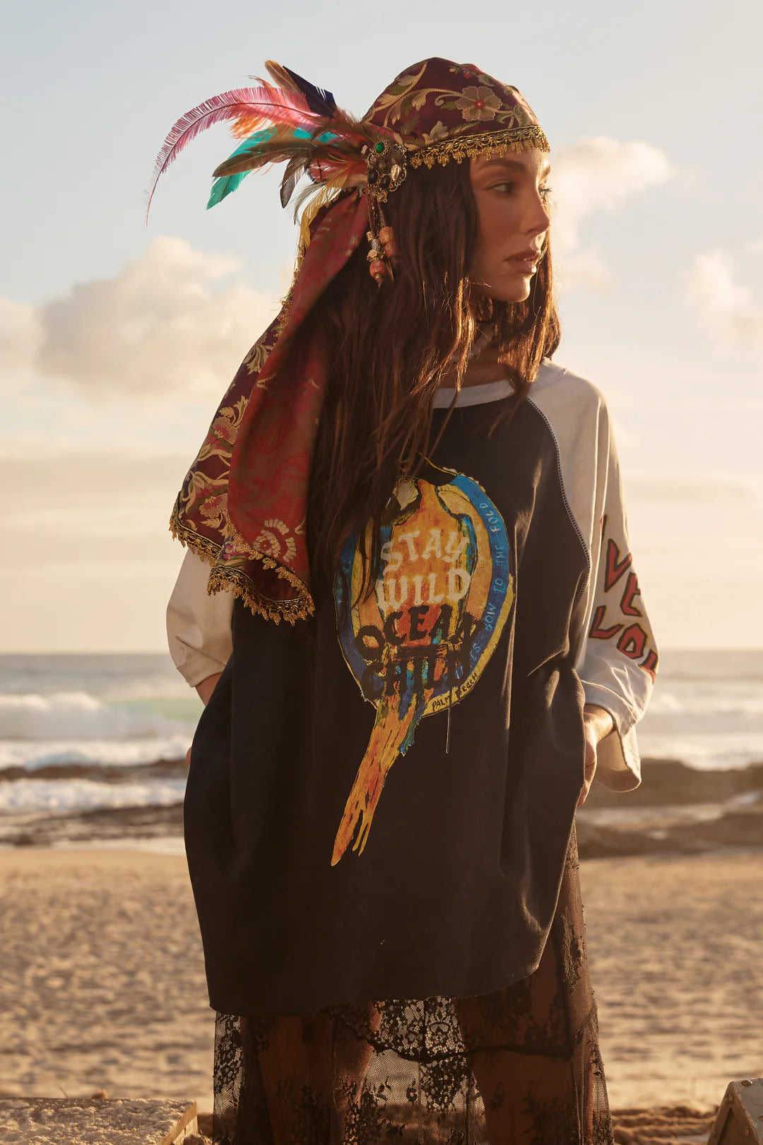 THE STAY WILD RAGLAN TEE