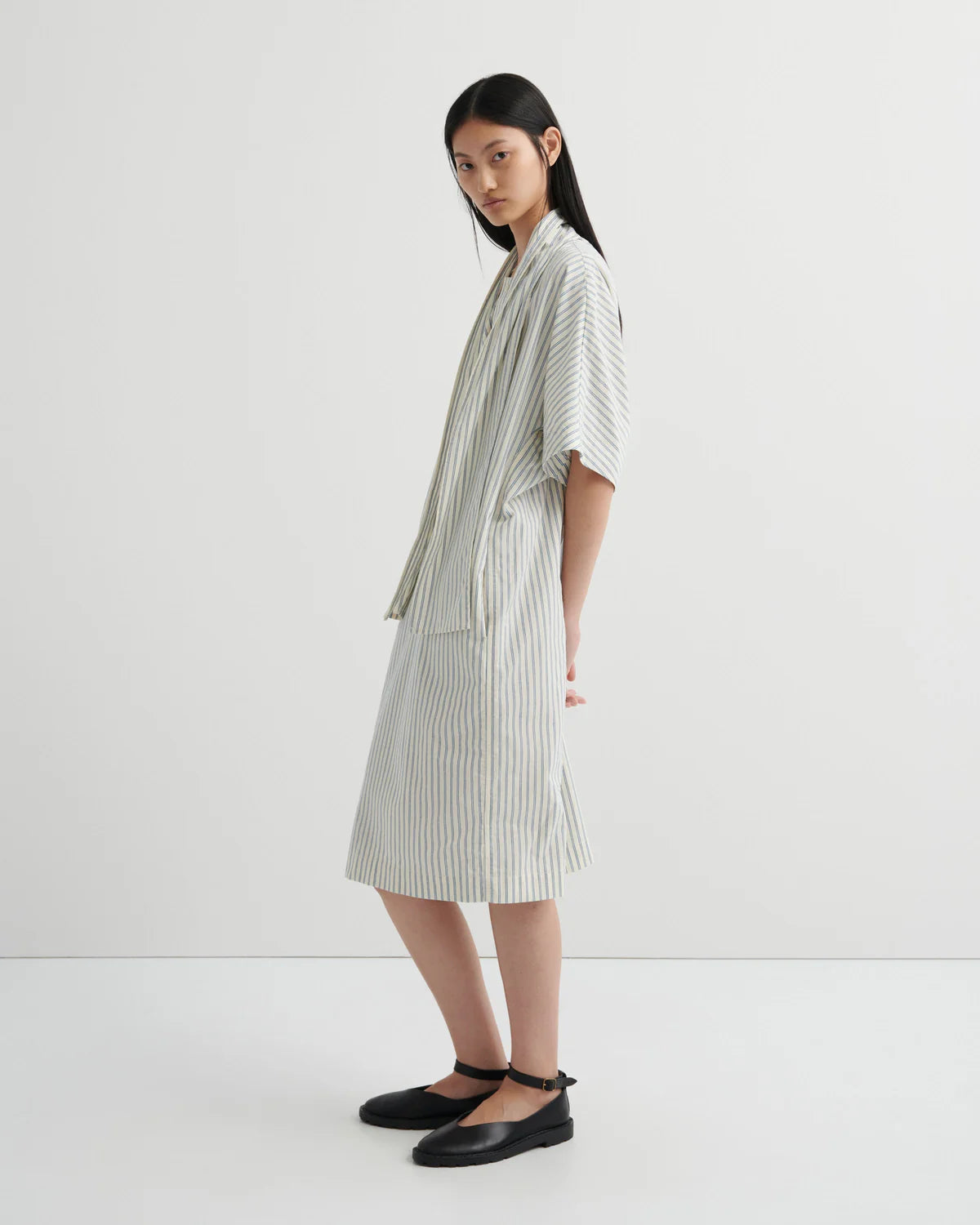 ASCOT DRESS (Ticking Stripe)