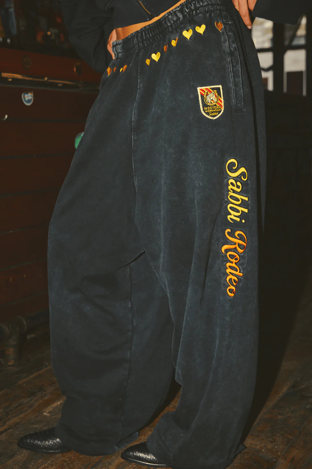 THE BE-YOUTIFUL WIDE LEG SWEAT PANTS