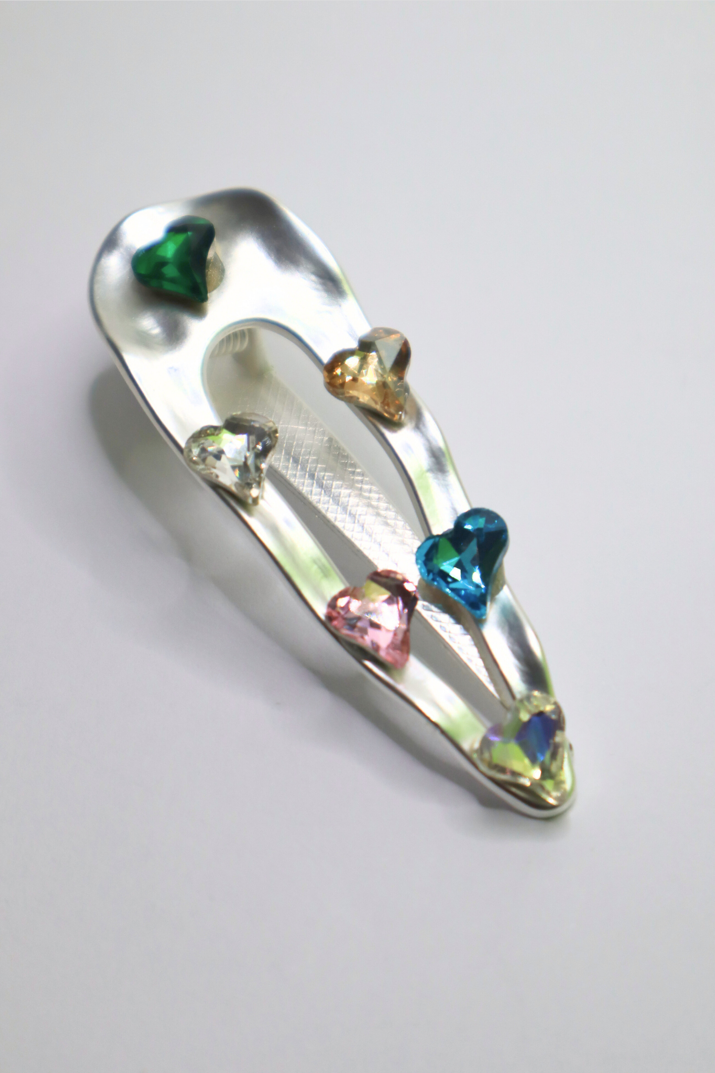 JEWELS OVAL HAIR CLIP