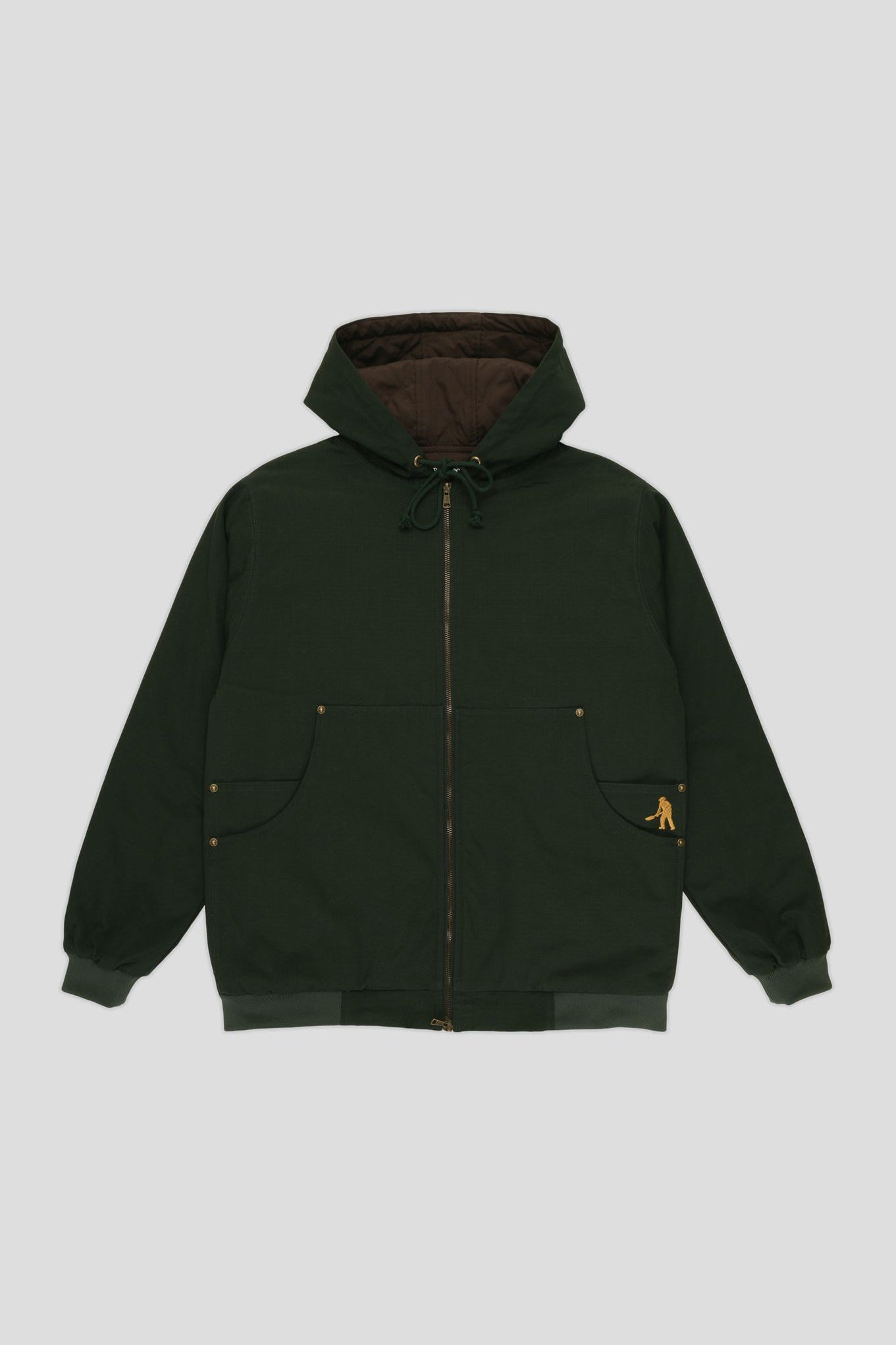 RIPSTOP DIGGERS CLUB ZIP JACKET (Dark Green)
