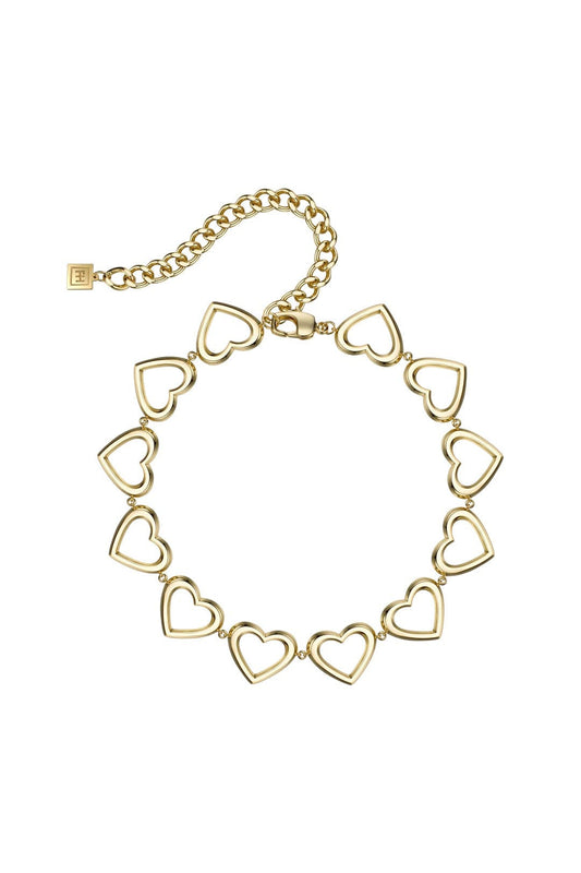 HARD CORE HEART CHOKER (Gold)