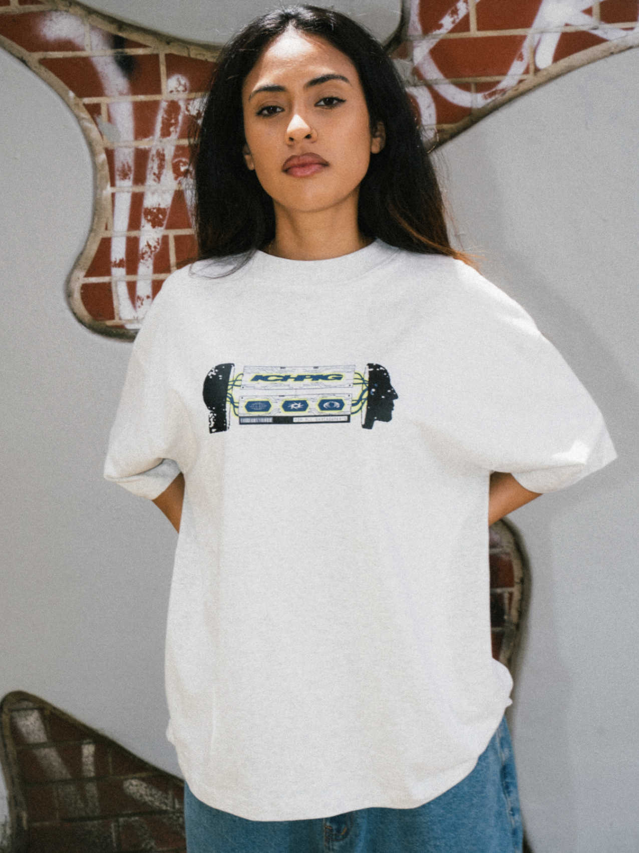 HEATWAVE TEE (White Marle)