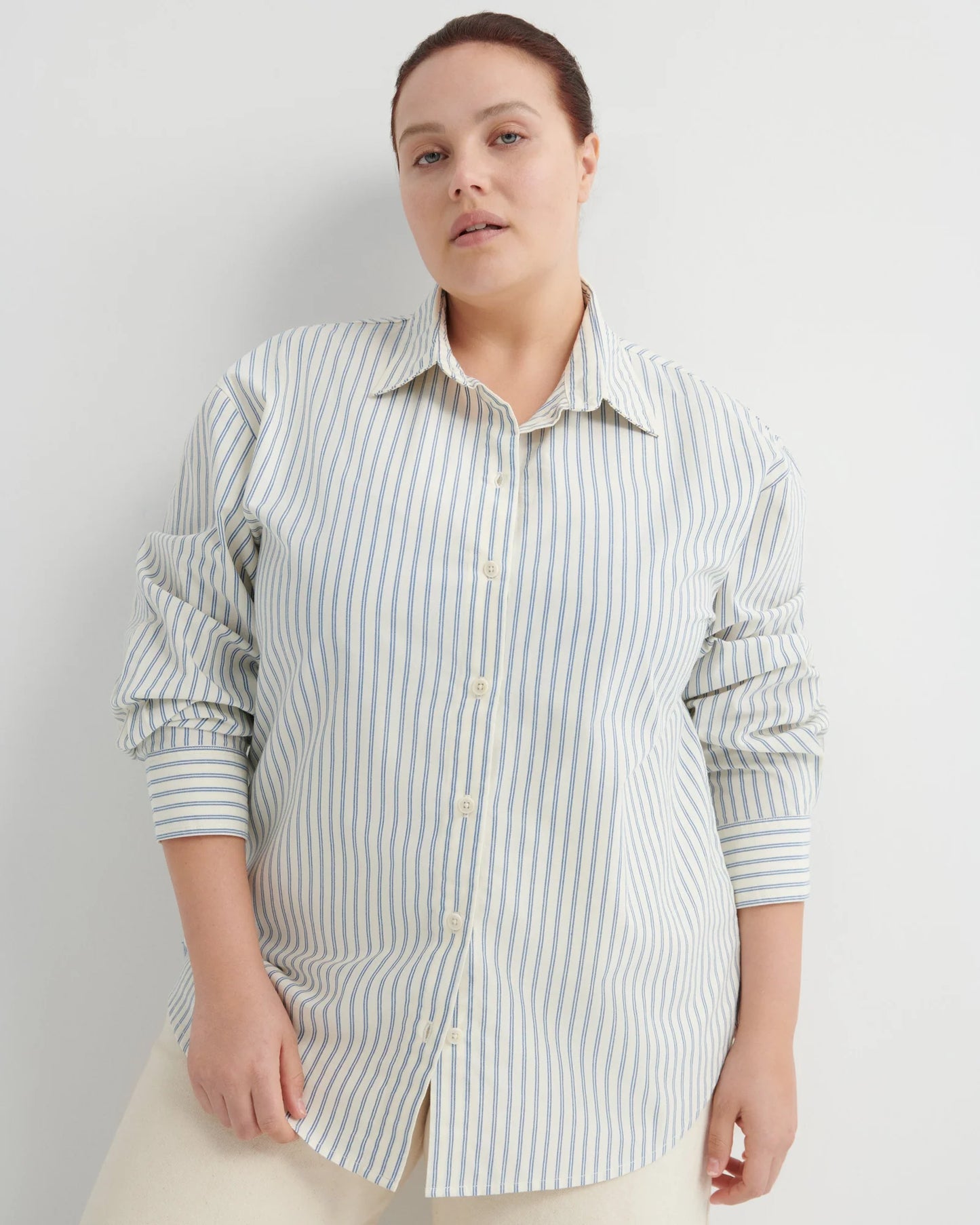 MAKER SHIRT (Ticking Stripe)