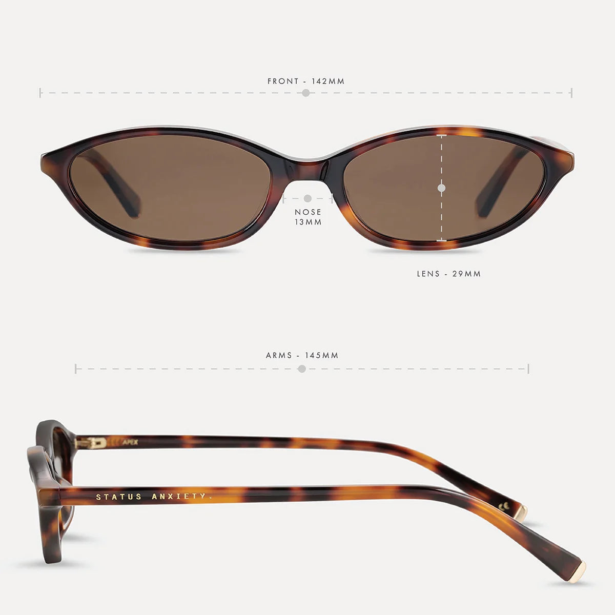 APEX SUNGLASSES (Tort/Gold)