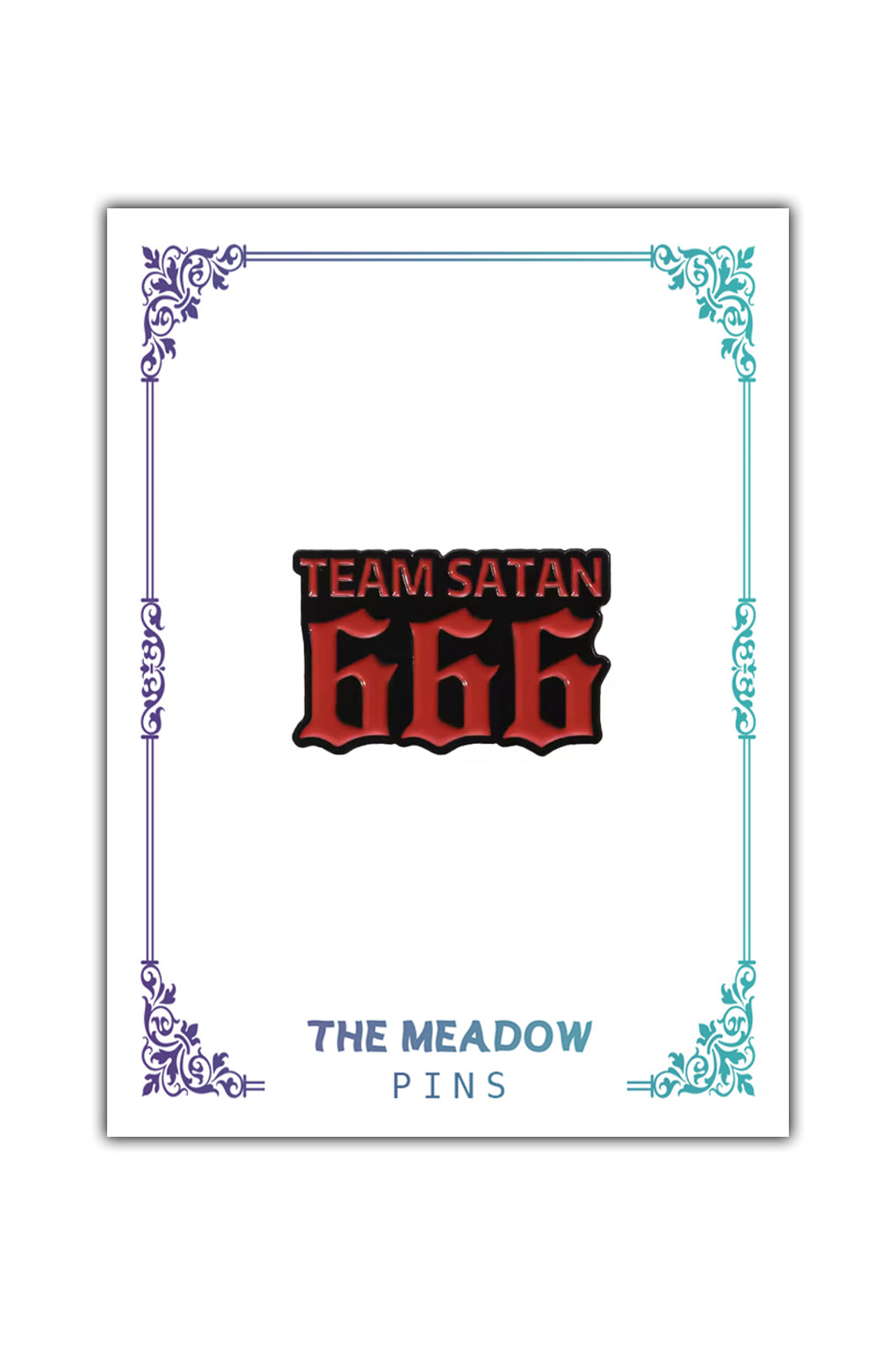 TEAM 666 LAPEL PIN – The Meadow