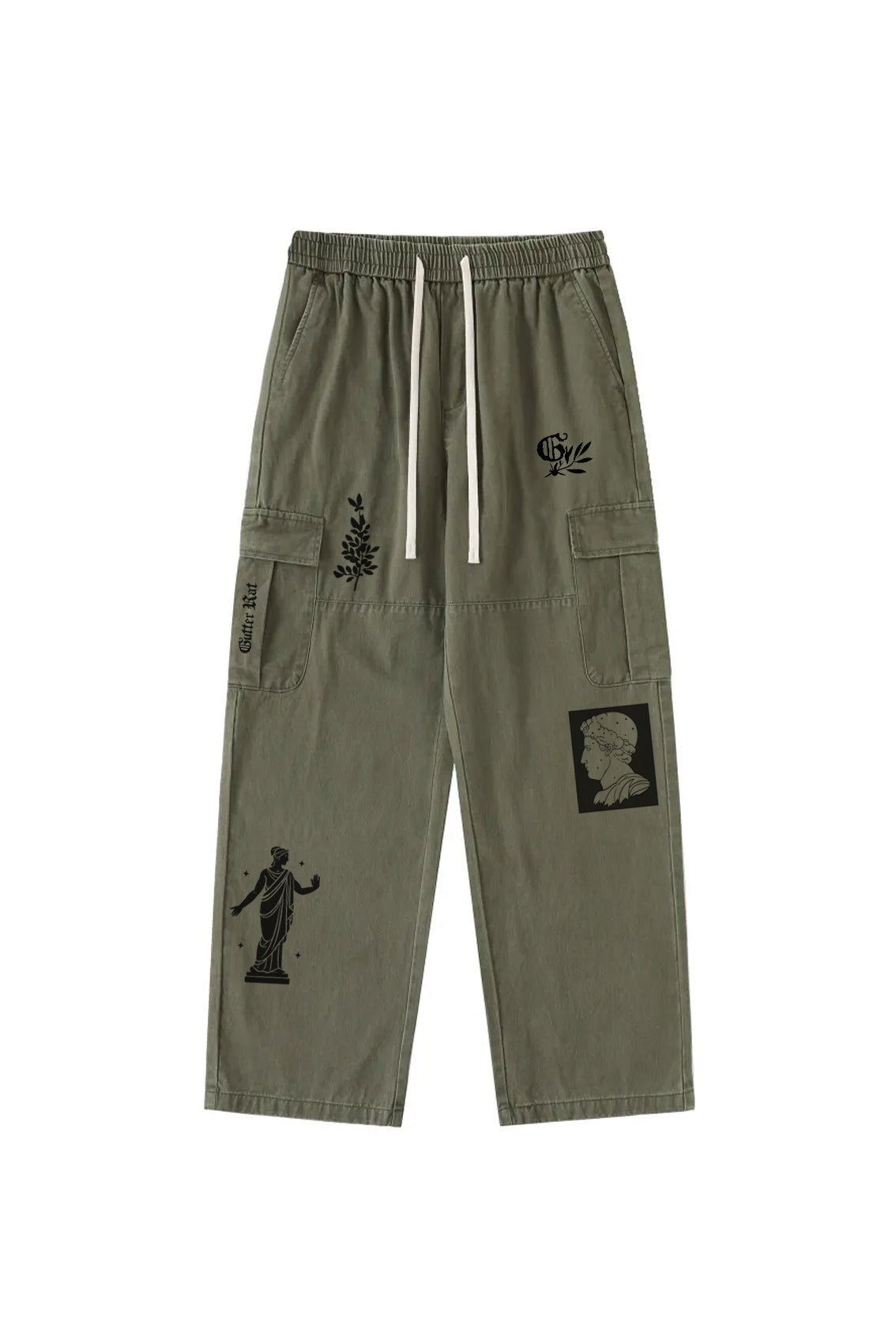 TRUST NO WITCH PANTS (Wash Green)